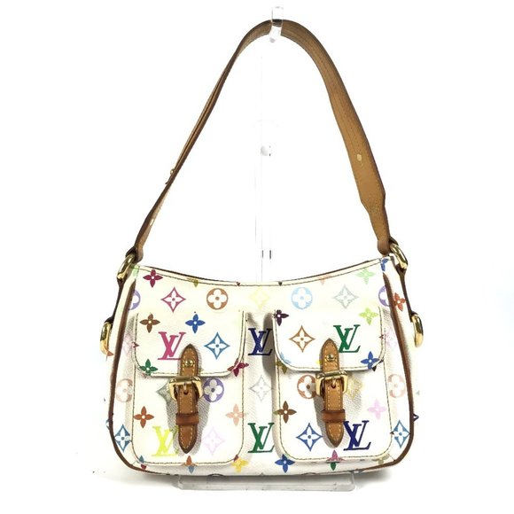 LOUIS VUITTON White Monogram Shoulder Bag - Picture 1 of 16